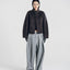 Brushed Wool-Cashmere Jacket Charcoal