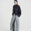 Brushed Wool-Cashmere Jacket Charcoal