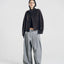 Brushed Wool-Cashmere Jacket Charcoal