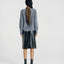 Blake Brushed Wool-Cashmere Sweater Gray