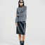 Blake Brushed Wool-Cashmere Sweater Gray
