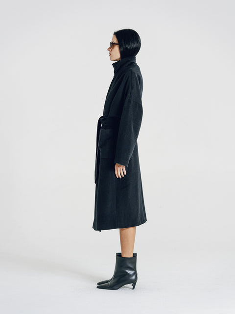 Harlow Wool Coat Black (Pre-Order)
