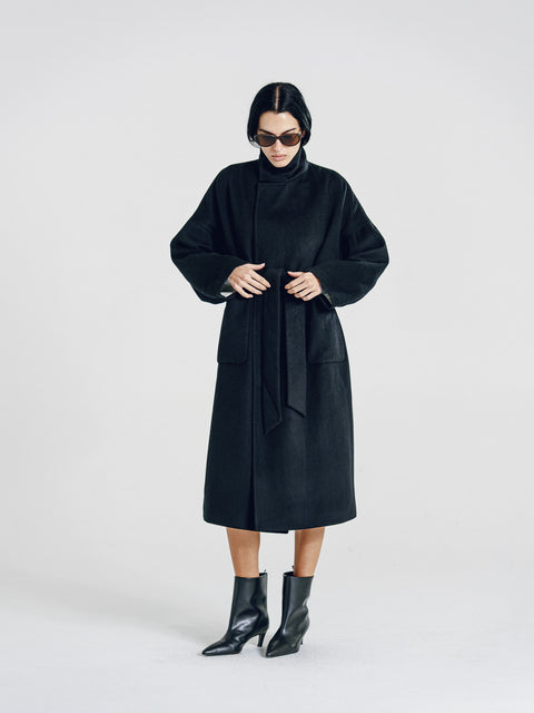 Harlow Wool Coat Black (Pre-Order)