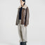 Drew Brown Leather Shearling Aviator Jacket