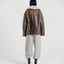 Drew Brown Leather Shearling Aviator Jacket