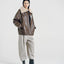 Drew Brown Leather Shearling Aviator Jacket