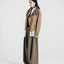 Wool Funnel-Neck Double-Breasted Coat Camel
