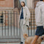 Sky Gray Vicuna Blended Coat