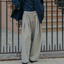 Hayes Herringbone Tweed Wide Leg Pants