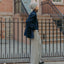 Hayes Herringbone Tweed Wide Leg Pants