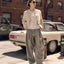 CZ25008 Beige Textured Classic Box Jacket