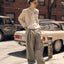 CZ25008 Beige Textured Classic Box Jacket