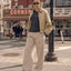 CZ25005 Contrast Collar Structured Bomber Jacket