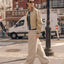 CZ25005 Contrast Collar Structured Bomber Jacket