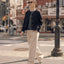 CZ25007 Black Textured Classic Box Jacket