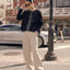 CZ25007 Black Textured Classic Box Jacket