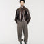 Cooper V-leather Cropped Jacket