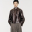 Cooper V-leather Cropped Jacket