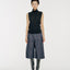 LT25079 Funnel-Neck Wool Tank Top