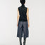 LT25079 Funnel-Neck Wool Tank Top