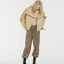 Lennon High-Collar Cotton Twill Trench Jacket