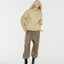 Lennon High-Collar Cotton Twill Trench Jacket