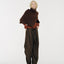Tate Wool-Blended Barrel Pleated Pants