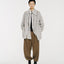 Sky Gray Vicuna Blended Coat
