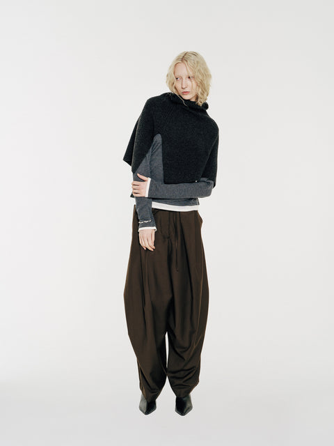 CZ25053 Wool Neck Warmer Charcoal