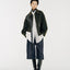 GV Vegan Leather Detailed Jacket Noir Olive