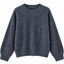 Blake Brushed Wool-Cashmere Sweater Charcoal