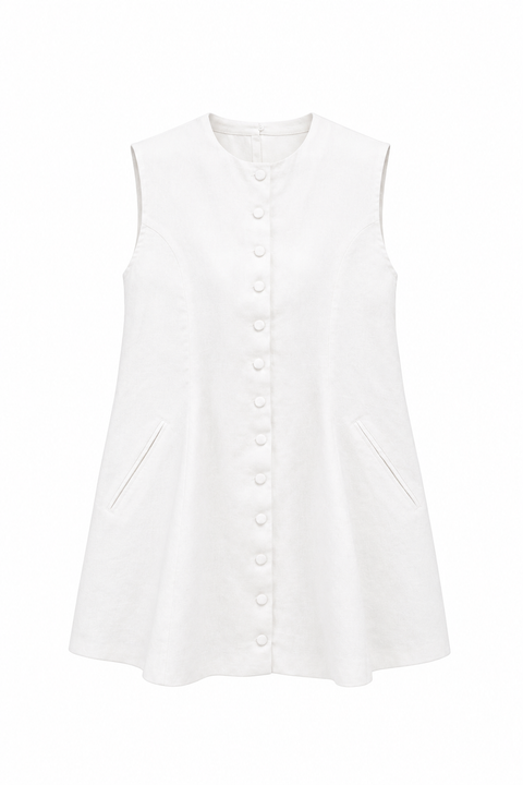 LT26053 A-Line Button Vest