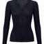 Semi-Sheer Ladder Stitch Sweater Navy