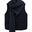 Mora Alpaca Wool Coat and Vest Set Navy