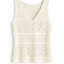 LT26031 Lace Knit Tank