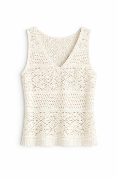 LT26031 Lace Knit Tank