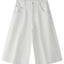 LT26040 White Denim Culottes