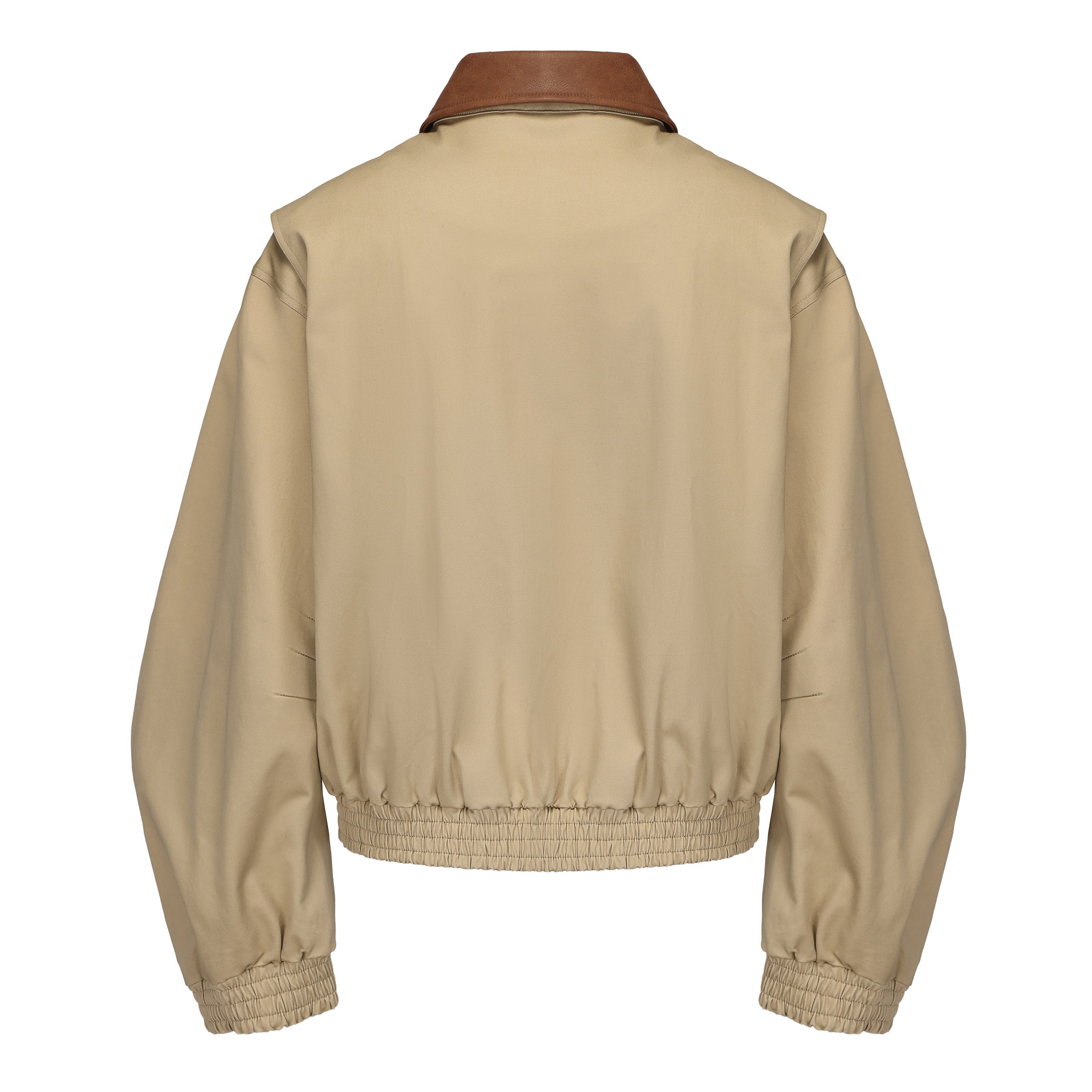 CZ25005 Contrast Collar Structured Bomber Jacket – Mute by JL