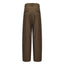 CZ25041 Olive-Brown Wide-Leg Tailored Pants