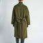 JL065D Hourglass Cashmere Belted Coat - Olive