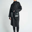 JL065E Hourglass Cashmere Belted Coat - Black