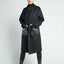 JL065E Hourglass Cashmere Belted Coat - Black