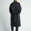 JL065E Hourglass Cashmere Belted Coat - Black