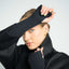 JL065E Hourglass Cashmere Belted Coat - Black