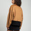 GV-cut Vegan Leather Detailed Jacket Tan